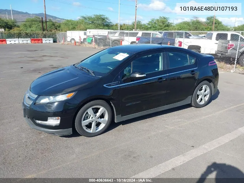 2013 Chevrolet Volt VIN: 1G1RA6E48DU107193 Lot: 40636643