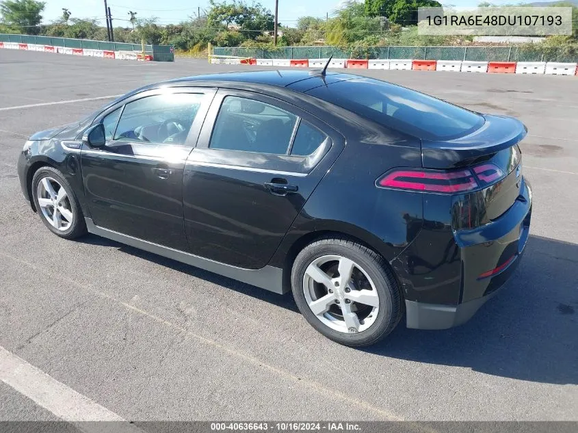 1G1RA6E48DU107193 2013 Chevrolet Volt