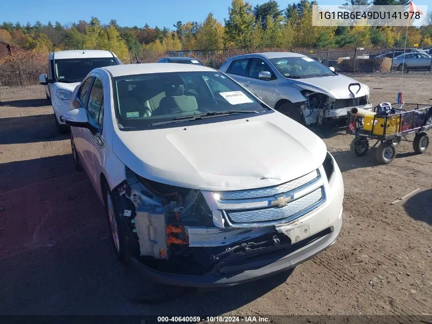 2013 Chevrolet Volt VIN: 1G1RB6E49DU141978 Lot: 40640059