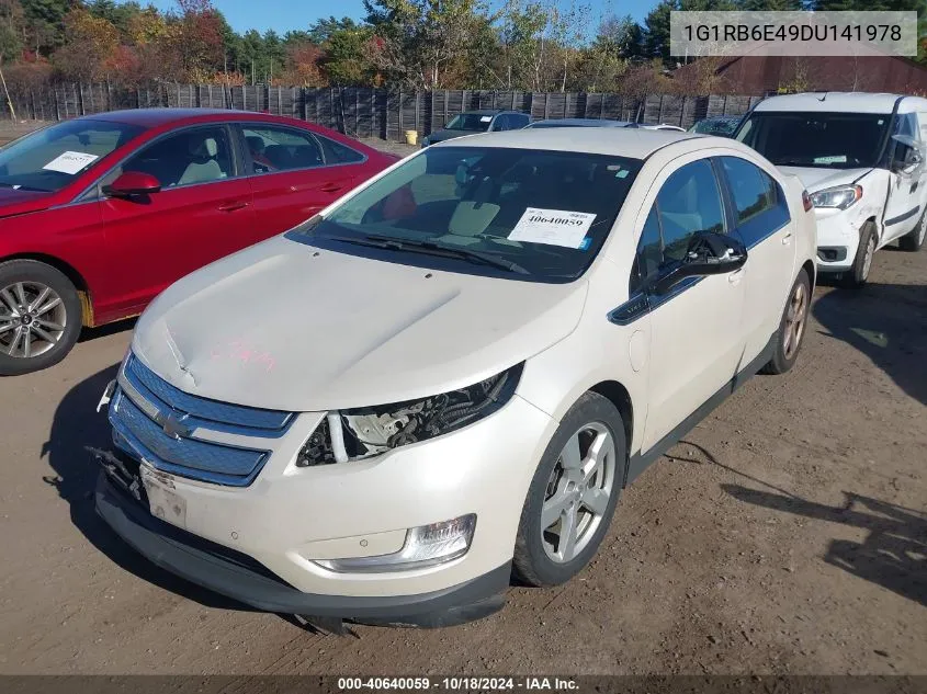 2013 Chevrolet Volt VIN: 1G1RB6E49DU141978 Lot: 40640059