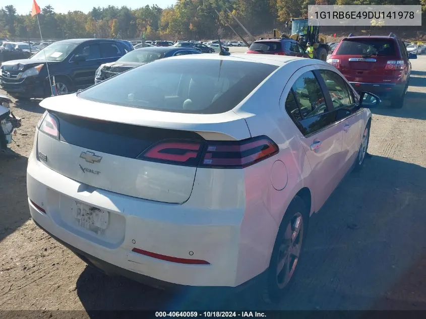 2013 Chevrolet Volt VIN: 1G1RB6E49DU141978 Lot: 40640059