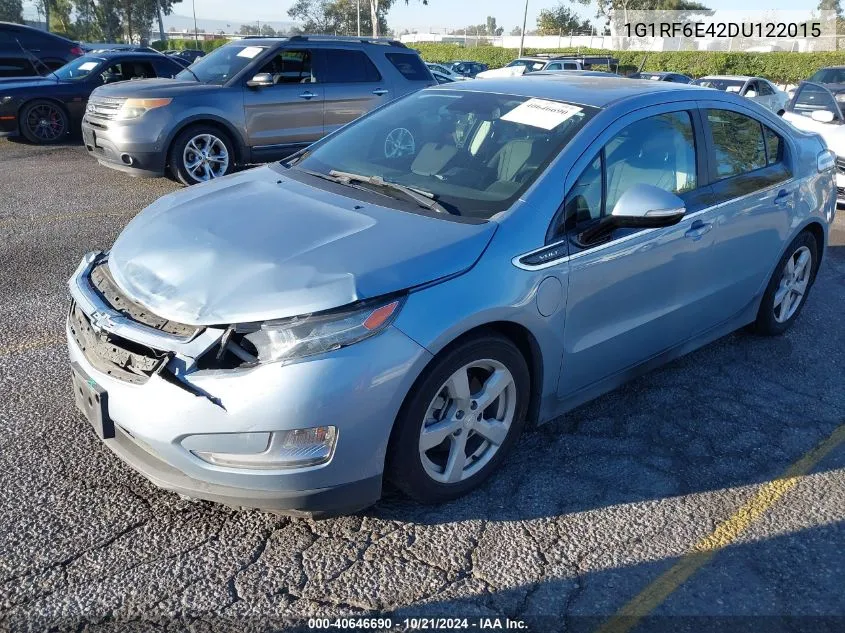 1G1RF6E42DU122015 2013 Chevrolet Volt