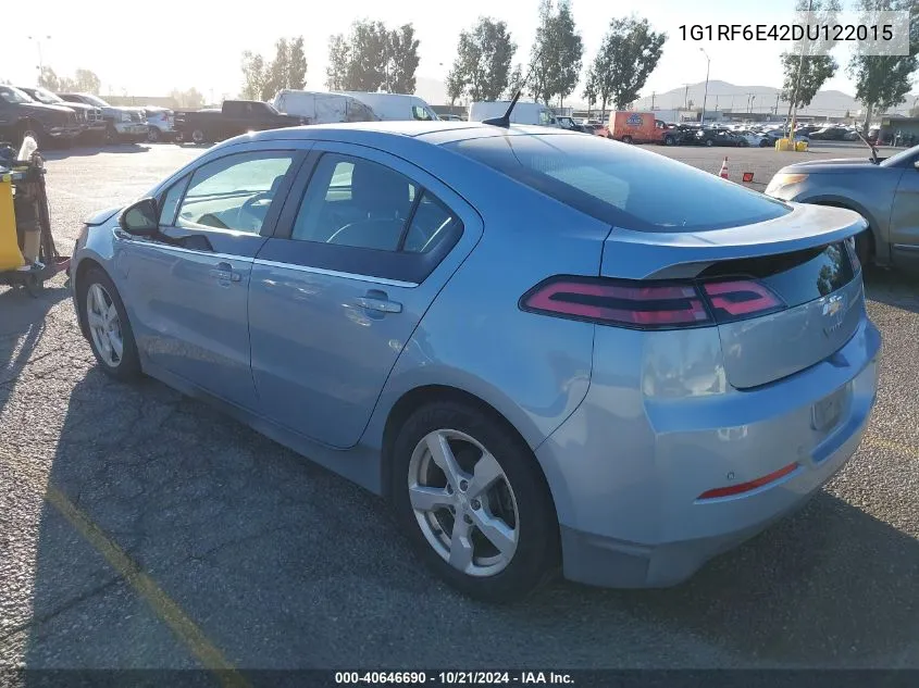 1G1RF6E42DU122015 2013 Chevrolet Volt