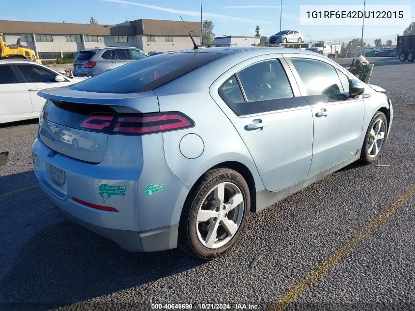 1G1RF6E42DU122015 2013 Chevrolet Volt