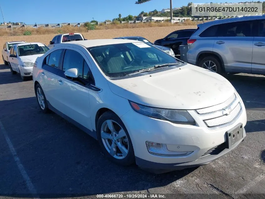 1G1RG6E47DU140202 2013 Chevrolet Volt