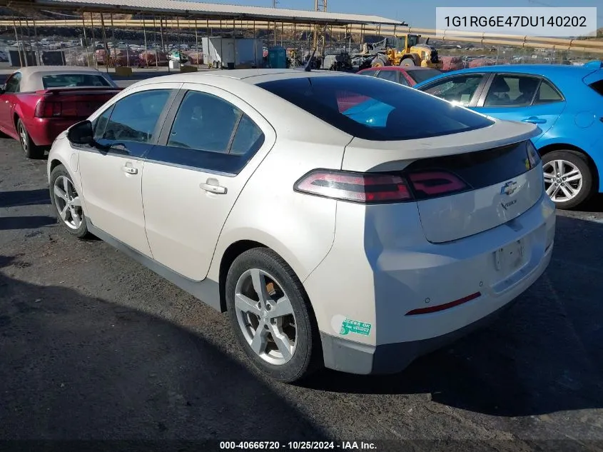 2013 Chevrolet Volt VIN: 1G1RG6E47DU140202 Lot: 40666720