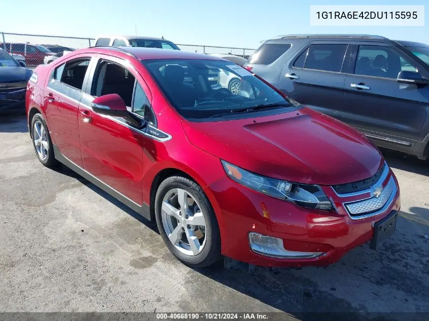 2013 Chevrolet Volt VIN: 1G1RA6E42DU115595 Lot: 40668190