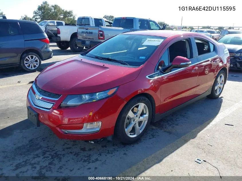 2013 Chevrolet Volt VIN: 1G1RA6E42DU115595 Lot: 40668190