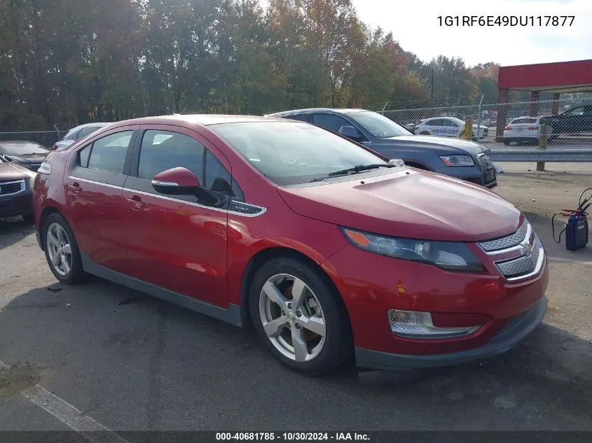 2013 Chevrolet Volt VIN: 1G1RF6E49DU117877 Lot: 40681785