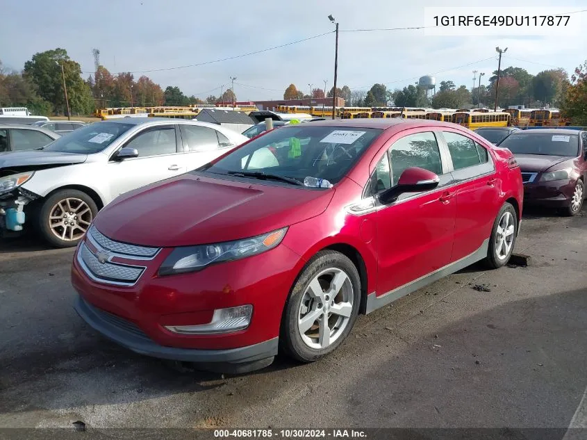 2013 Chevrolet Volt VIN: 1G1RF6E49DU117877 Lot: 40681785