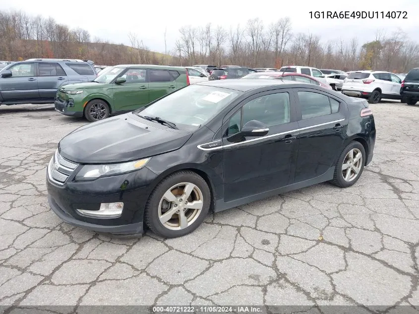 2013 Chevrolet Volt VIN: 1G1RA6E49DU114072 Lot: 40721222