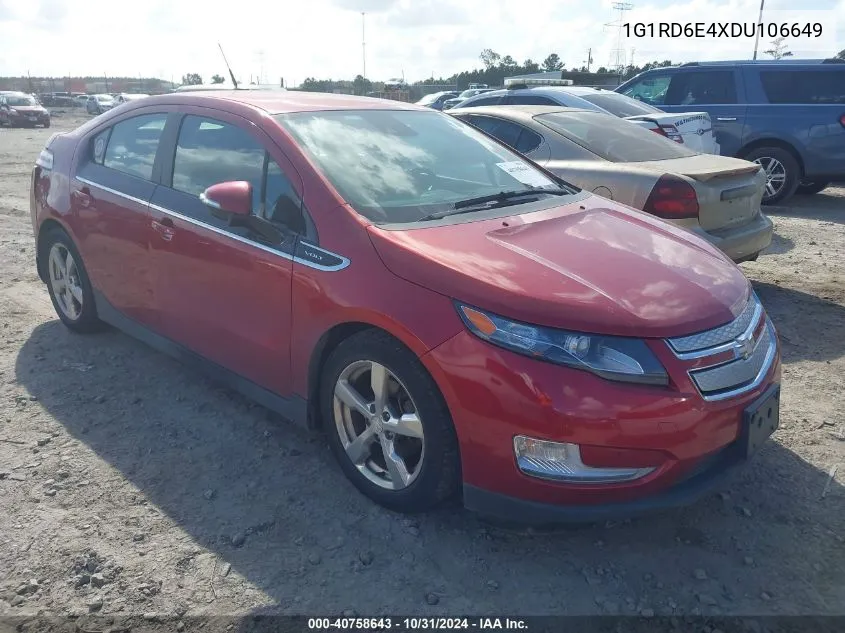 2013 Chevrolet Volt VIN: 1G1RD6E4XDU106649 Lot: 40758643