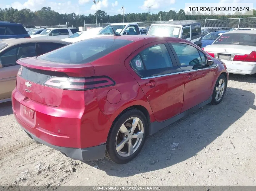 2013 Chevrolet Volt VIN: 1G1RD6E4XDU106649 Lot: 40758643