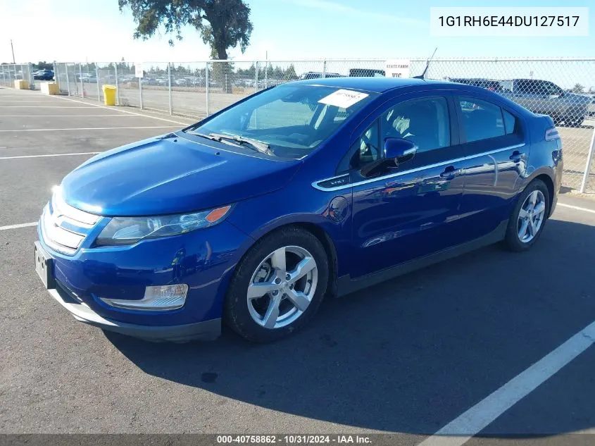 2013 Chevrolet Volt VIN: 1G1RH6E44DU127517 Lot: 40758862