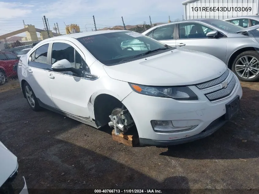 2013 Chevrolet Volt VIN: 1G1RE6E43DU103069 Lot: 40766713