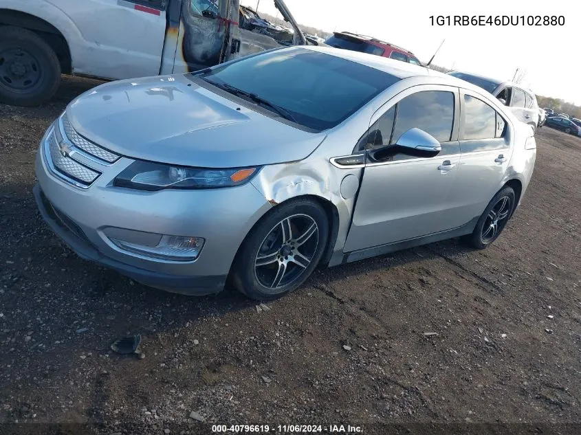 2013 Chevrolet Volt VIN: 1G1RB6E46DU102880 Lot: 40796619