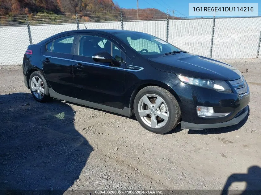 2013 Chevrolet Volt VIN: 1G1RE6E41DU114216 Lot: 40820835