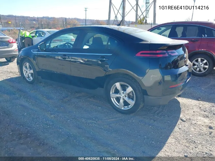 2013 Chevrolet Volt VIN: 1G1RE6E41DU114216 Lot: 40820835