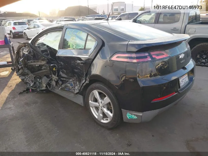 2013 Chevrolet Volt VIN: 1G1RF6E47DU146973 Lot: 40821118