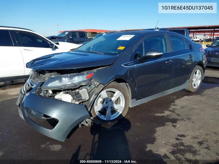 2013 Chevrolet Volt VIN: 1G1RE6E45DU137045 Lot: 40855609