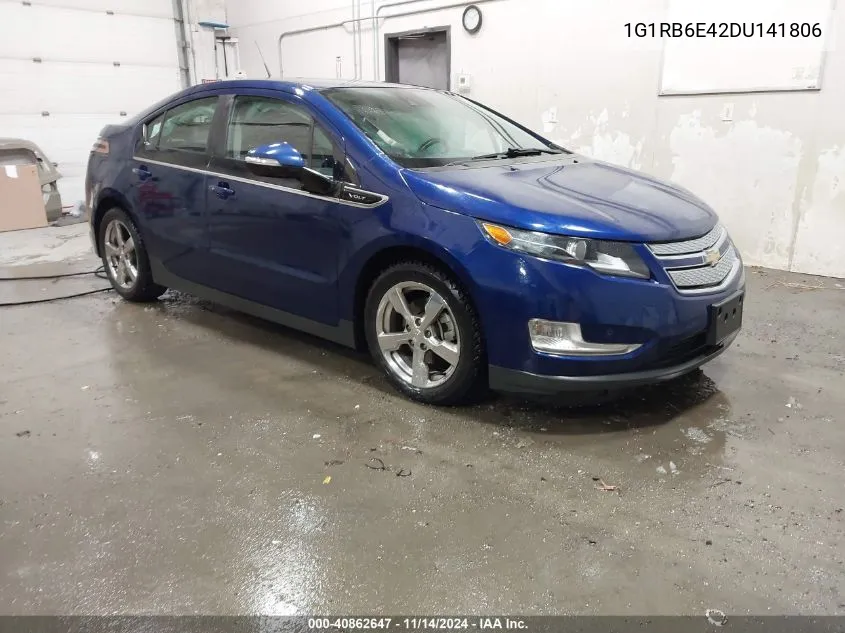 2013 Chevrolet Volt VIN: 1G1RB6E42DU141806 Lot: 40862647