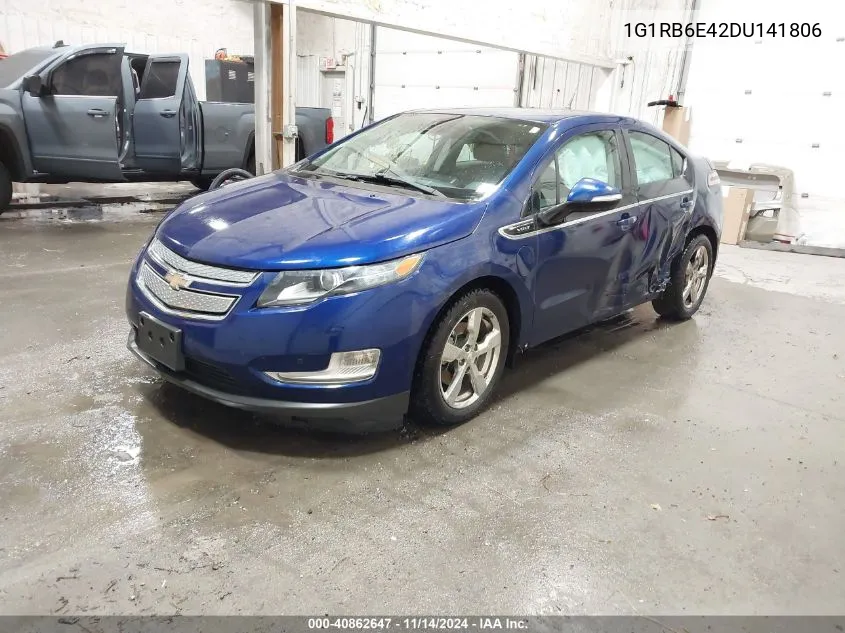 2013 Chevrolet Volt VIN: 1G1RB6E42DU141806 Lot: 40862647