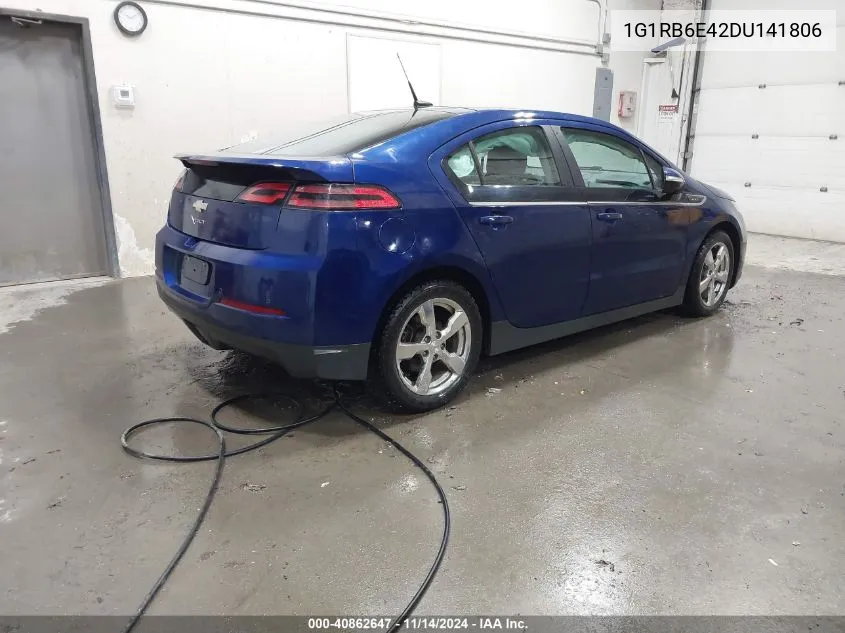 2013 Chevrolet Volt VIN: 1G1RB6E42DU141806 Lot: 40862647