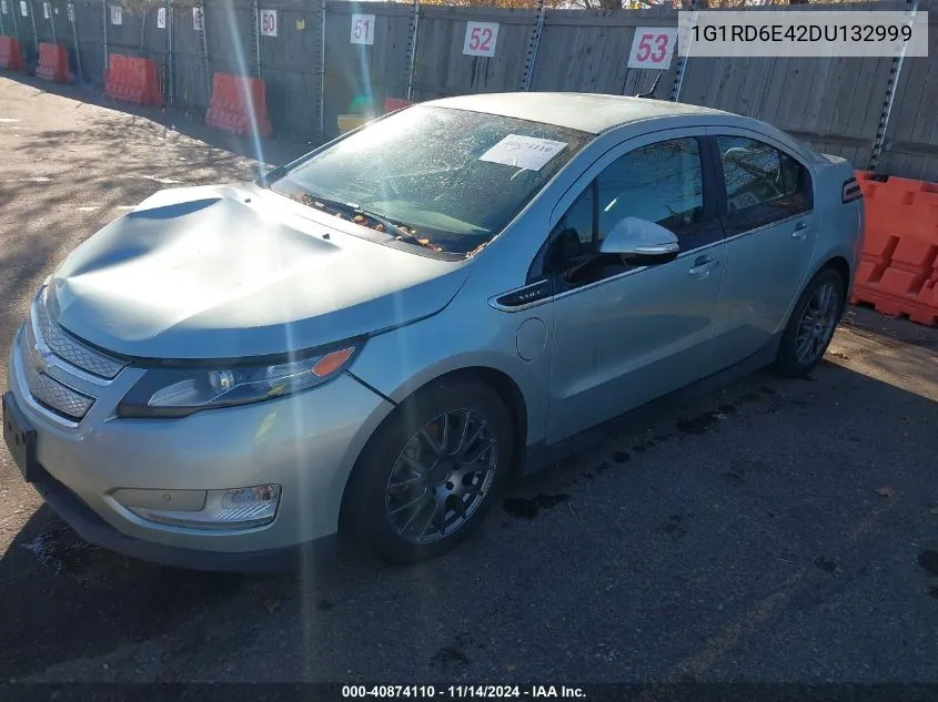 2013 Chevrolet Volt VIN: 1G1RD6E42DU132999 Lot: 40874110