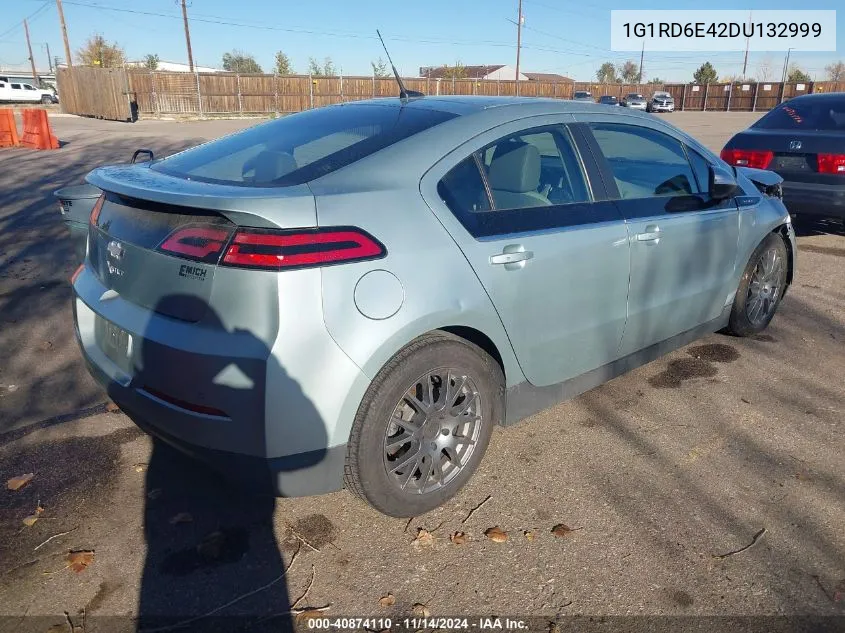 2013 Chevrolet Volt VIN: 1G1RD6E42DU132999 Lot: 40874110