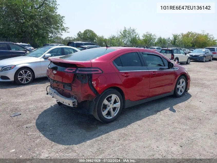 1G1RE6E47EU136142 2014 Chevrolet Volt