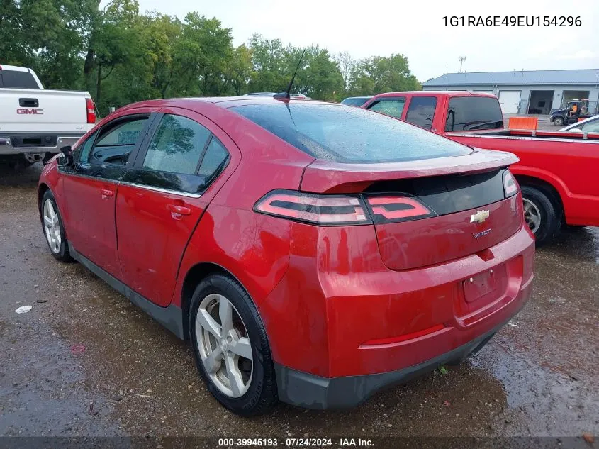 2014 Chevrolet Volt VIN: 1G1RA6E49EU154296 Lot: 39945193