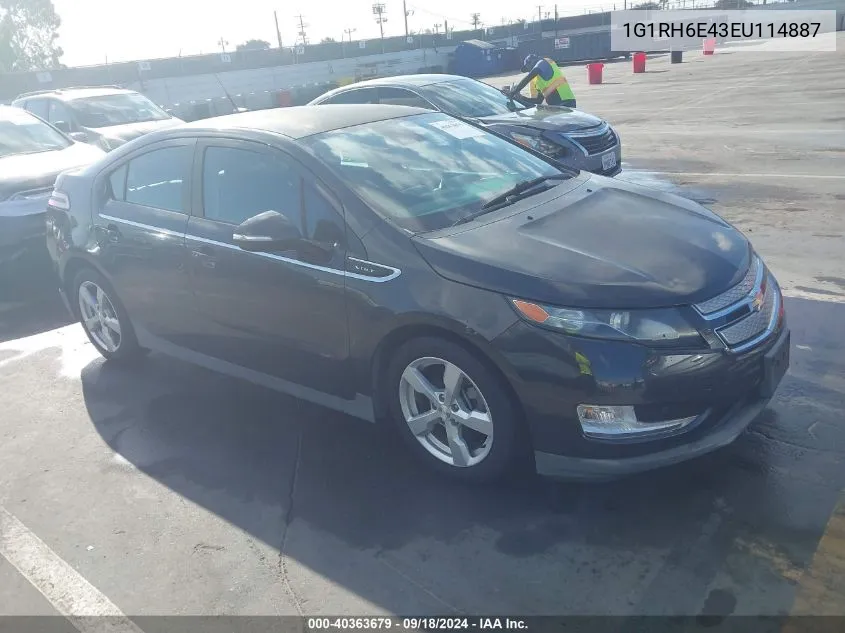 1G1RH6E43EU114887 2014 Chevrolet Volt