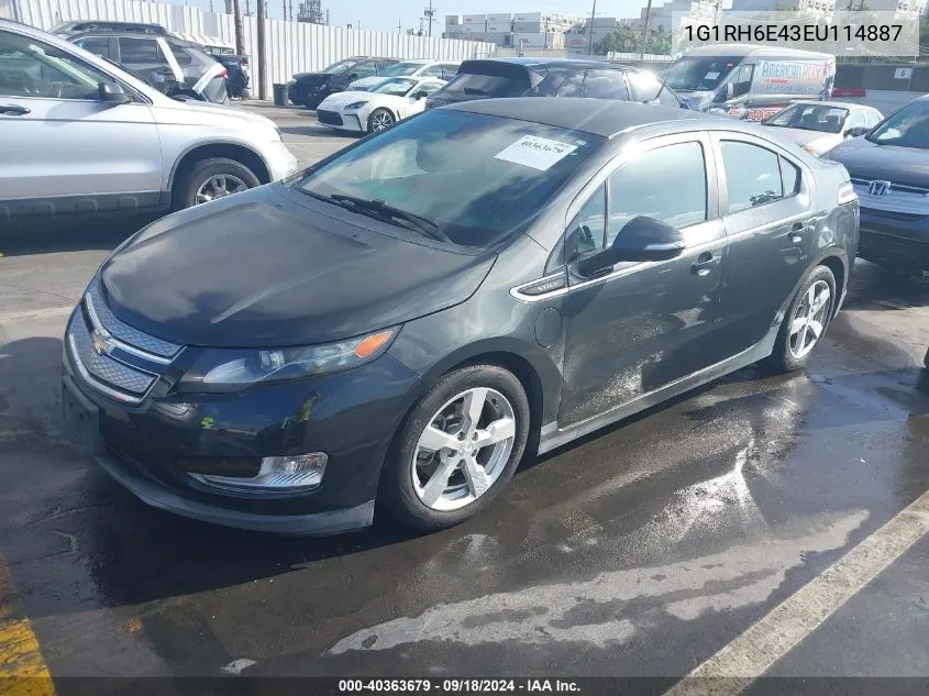 1G1RH6E43EU114887 2014 Chevrolet Volt