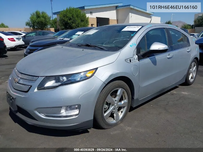 2014 Chevrolet Volt VIN: 1G1RH6E46EU166160 Lot: 40393829