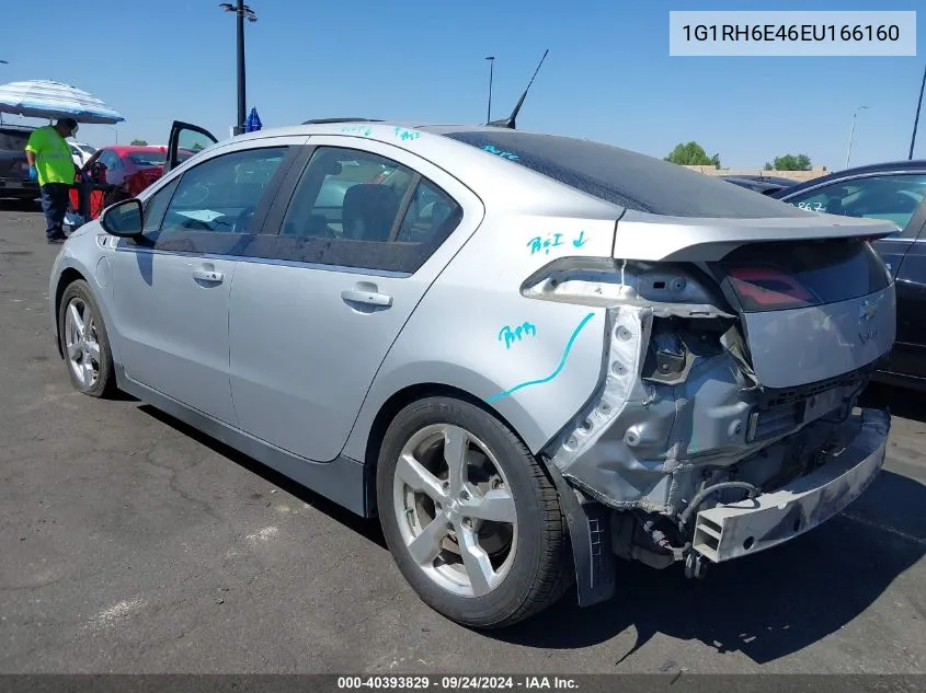 2014 Chevrolet Volt VIN: 1G1RH6E46EU166160 Lot: 40393829