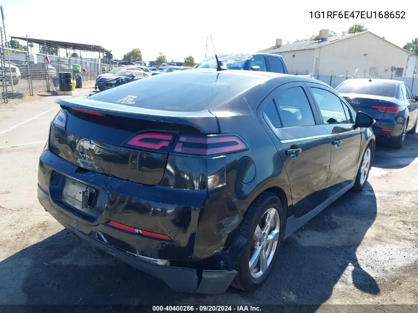 2014 Chevrolet Volt VIN: 1G1RF6E47EU168652 Lot: 40400286