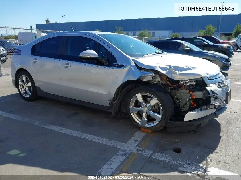 1G1RH6E41EU158645 2014 Chevrolet Volt