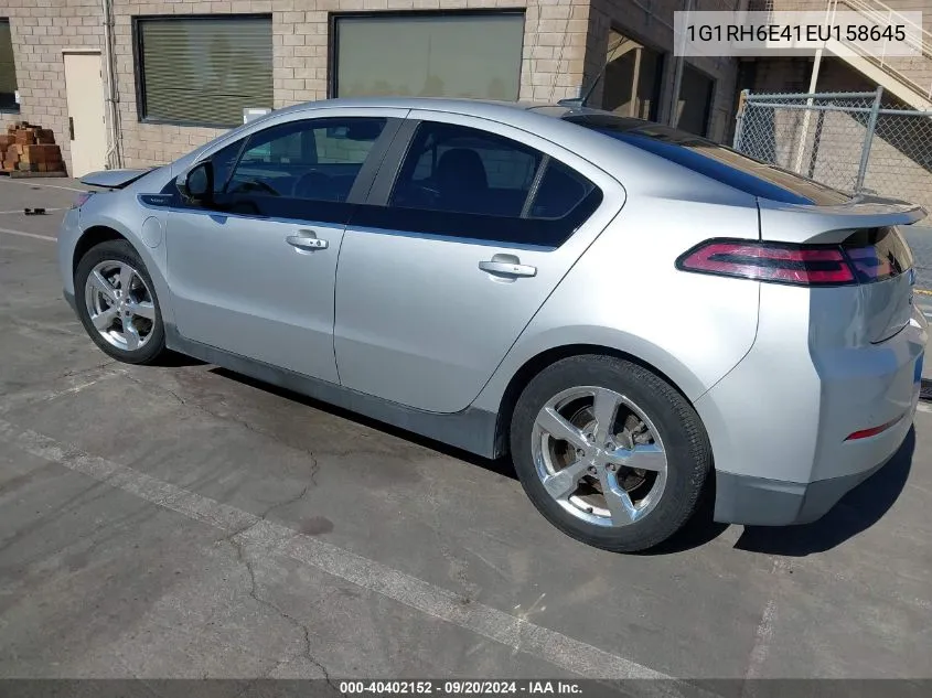 1G1RH6E41EU158645 2014 Chevrolet Volt