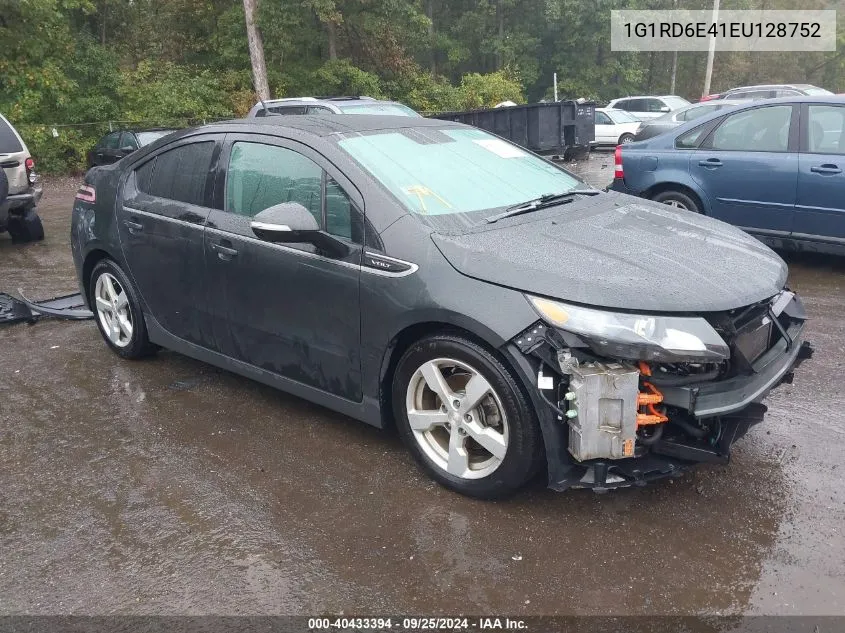 2014 Chevrolet Volt VIN: 1G1RD6E41EU128752 Lot: 40433394