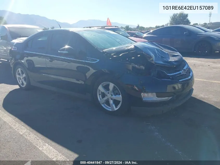 2014 Chevrolet Volt VIN: 1G1RE6E42EU157089 Lot: 40441847