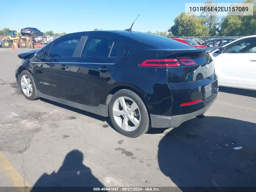 2014 Chevrolet Volt VIN: 1G1RE6E42EU157089 Lot: 40441847