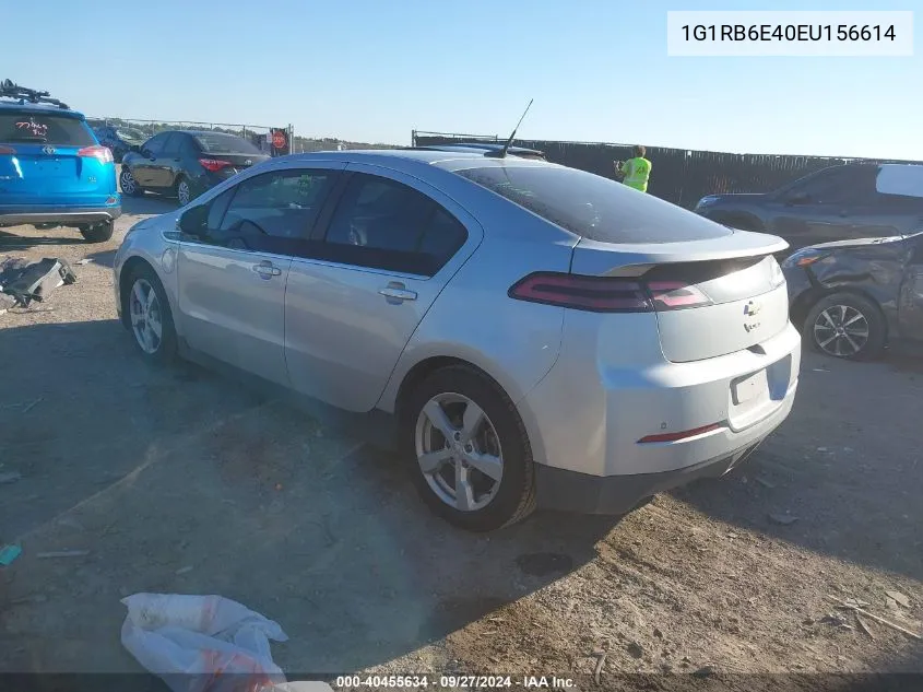 2014 Chevrolet Volt VIN: 1G1RB6E40EU156614 Lot: 40455634