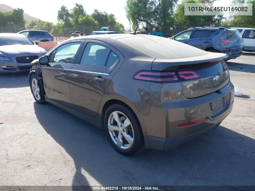 2014 Chevrolet Volt VIN: 1G1RH6E45EU169082 Lot: 40482215