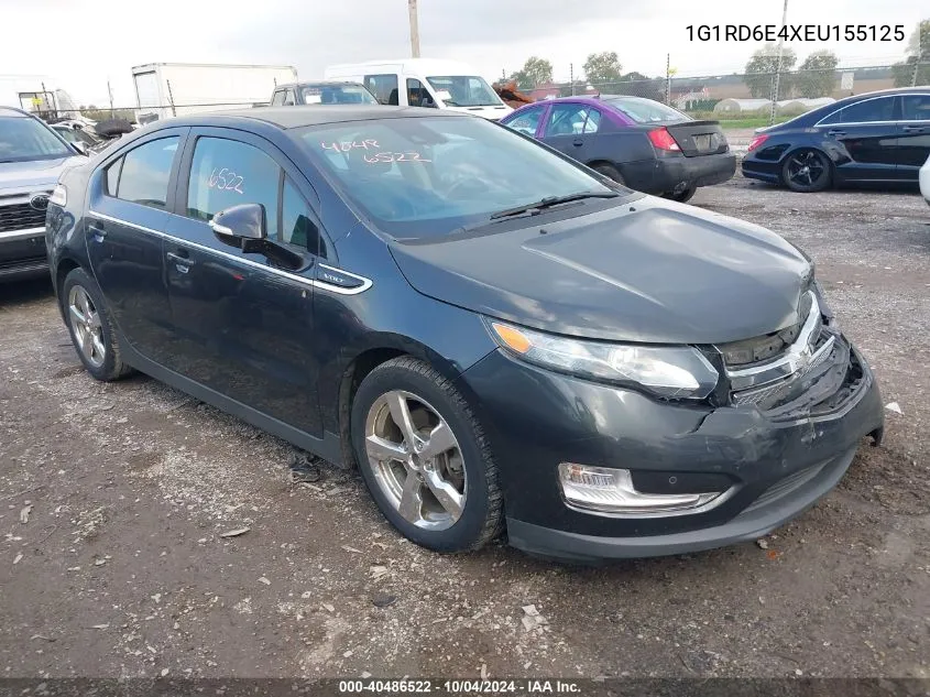 2014 Chevrolet Volt VIN: 1G1RD6E4XEU155125 Lot: 40486522