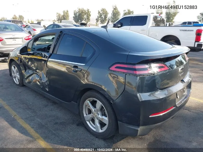 2014 Chevrolet Volt VIN: 1G1RH6E49EU152883 Lot: 40498621