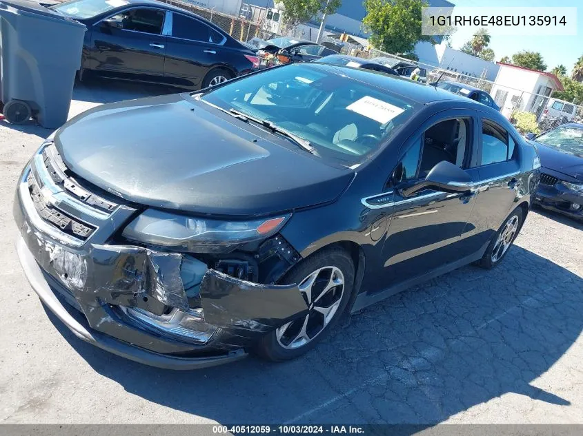 2014 Chevrolet Volt VIN: 1G1RH6E48EU135914 Lot: 40512059