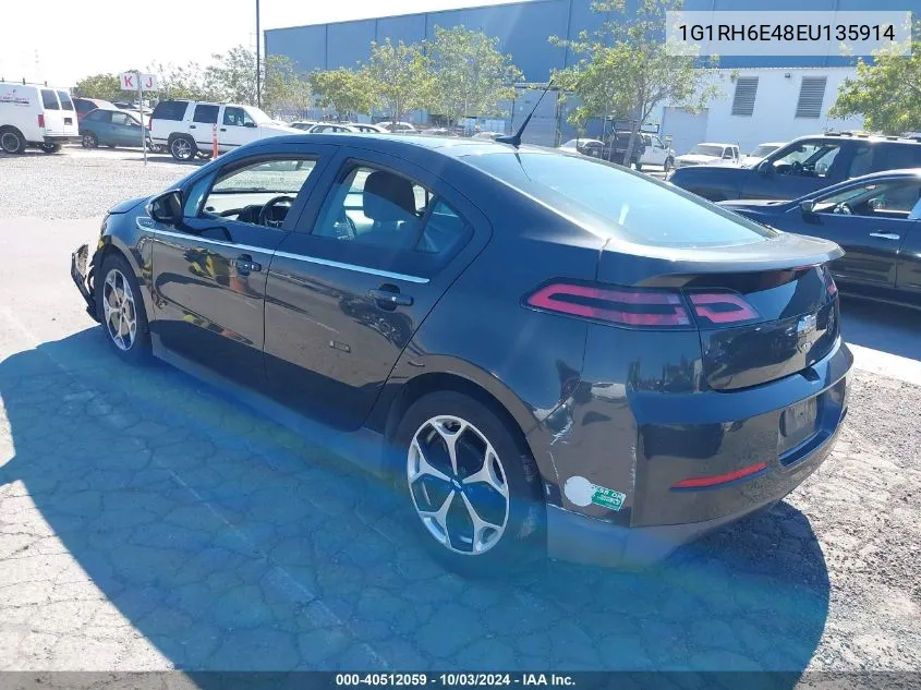 2014 Chevrolet Volt VIN: 1G1RH6E48EU135914 Lot: 40512059