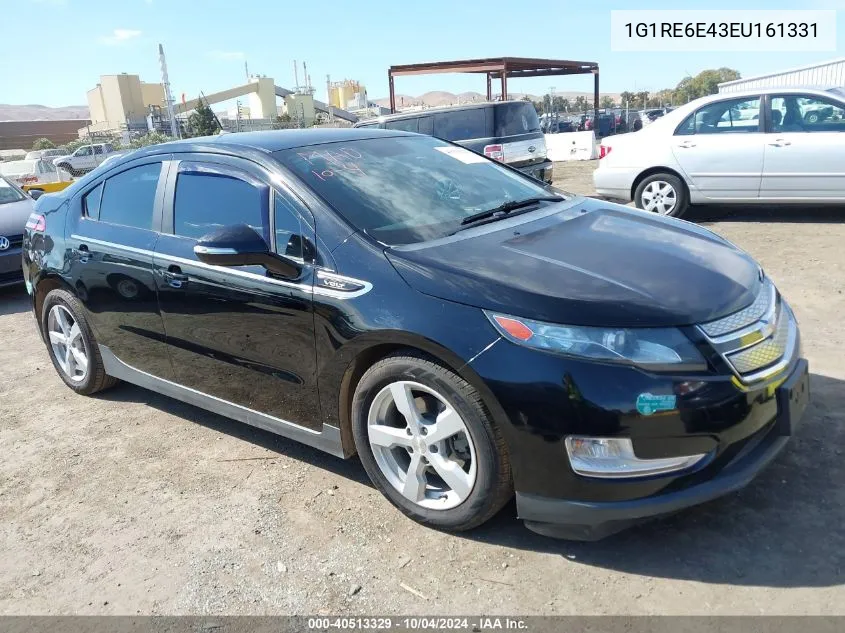 1G1RE6E43EU161331 2014 Chevrolet Volt