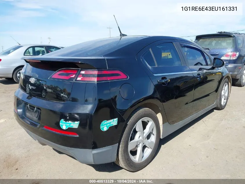 2014 Chevrolet Volt VIN: 1G1RE6E43EU161331 Lot: 40513329