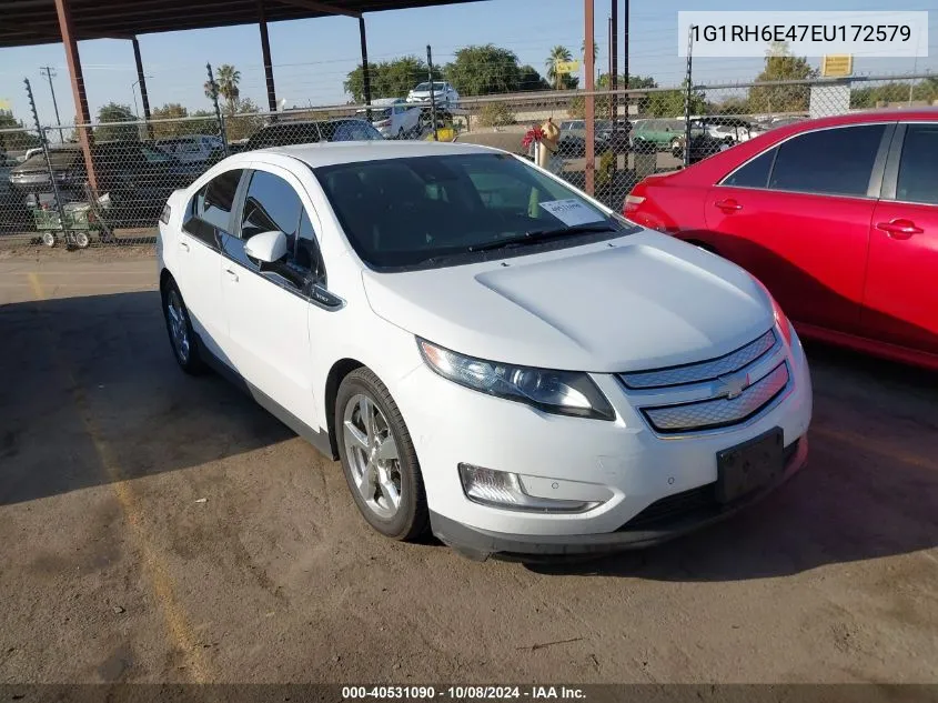 2014 Chevrolet Volt VIN: 1G1RH6E47EU172579 Lot: 40531090